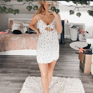 Lottie Moss Blue Floral Sundress